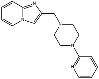 2-[(4-pyridin-2-ylpiperazin-1-yl)methyl]imidazo[1,2-a]pyridine Struktur