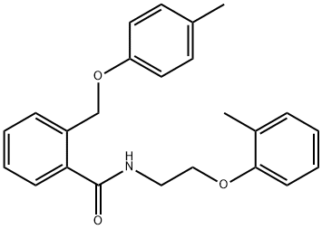 N-[2-(2-methylphenoxy)ethyl]-2-[(4-methylphenoxy)methyl]benzamide Struktur