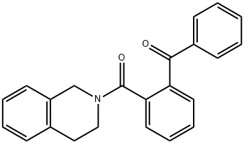 [2-(3,4-dihydro-1H-isoquinoline-2-carbonyl)phenyl]-phenylmethanone Struktur