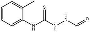 N-[(2-methylphenyl)carbamothioylamino]formamide Structure