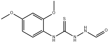 N-[(2,4-dimethoxyphenyl)carbamothioylamino]formamide,667437-80-1,结构式