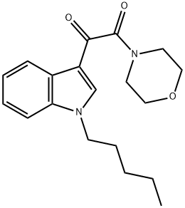 1-morpholin-4-yl-2-(1-pentylindol-3-yl)ethane-1,2-dione Structure