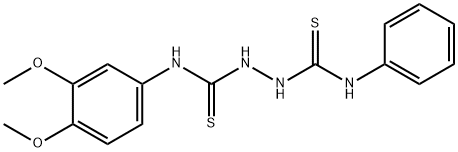 1-(3,4-dimethoxyphenyl)-3-(phenylcarbamothioylamino)thiourea Structure