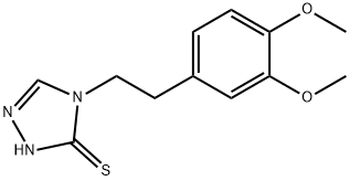 4-[2-(3,4-dimethoxyphenyl)ethyl]-1H-1,2,4-triazole-5-thione,669747-66-4,结构式