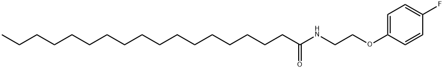 N-[2-(4-fluorophenoxy)ethyl]octadecanamide Structure