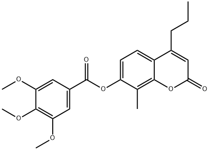 670242-71-4 (8-methyl-2-oxo-4-propylchromen-7-yl) 3,4,5-trimethoxybenzoate