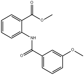 methyl 2-[(3-methoxybenzoyl)amino]benzoate Structure