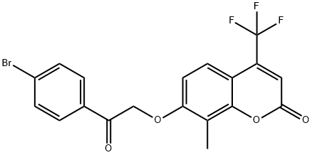 690679-20-0 7-[2-(4-bromophenyl)-2-oxoethoxy]-8-methyl-4-(trifluoromethyl)chromen-2-one