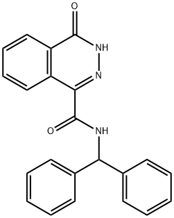 N-benzhydryl-4-oxo-3H-phthalazine-1-carboxamide,696635-25-3,结构式