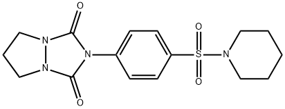 696636-90-5 2-(4-piperidin-1-ylsulfonylphenyl)-6,7-dihydro-5H-pyrazolo[1,2-a][1,2,4]triazole-1,3-dione