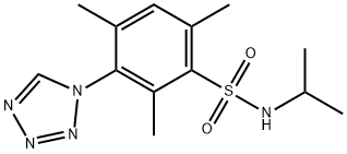 696637-08-8 2,4,6-trimethyl-N-propan-2-yl-3-(tetrazol-1-yl)benzenesulfonamide