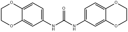 1,3-bis(2,3-dihydro-1,4-benzodioxin-6-yl)urea Structure