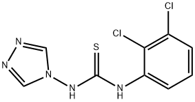 1-(2,3-dichlorophenyl)-3-(1,2,4-triazol-4-yl)thiourea Struktur