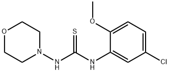706768-91-4 1-(5-chloro-2-methoxyphenyl)-3-morpholin-4-ylthiourea