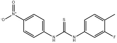 706772-71-6 1-(3-fluoro-4-methylphenyl)-3-(4-nitrophenyl)thiourea