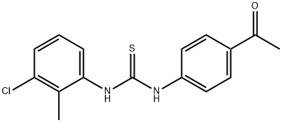 708226-05-5 1-(4-acetylphenyl)-3-(3-chloro-2-methylphenyl)thiourea