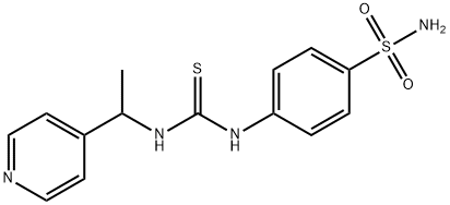 1-(1-pyridin-4-ylethyl)-3-(4-sulfamoylphenyl)thiourea,708230-63-1,结构式