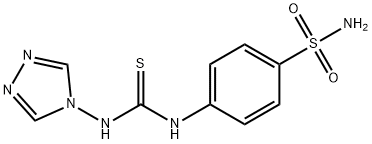 1-(4-sulfamoylphenyl)-3-(1,2,4-triazol-4-yl)thiourea Struktur