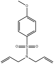 4-methoxy-N,N-bis(prop-2-enyl)benzenesulfonamide,74832-79-4,结构式