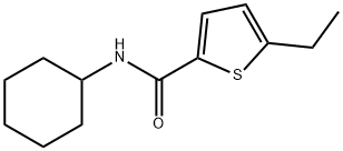 N-cyclohexyl-5-ethylthiophene-2-carboxamide Structure