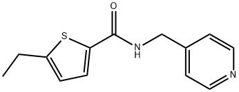 5-ethyl-N-(pyridin-4-ylmethyl)thiophene-2-carboxamide Structure