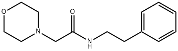 2-morpholin-4-yl-N-(2-phenylethyl)acetamide Struktur