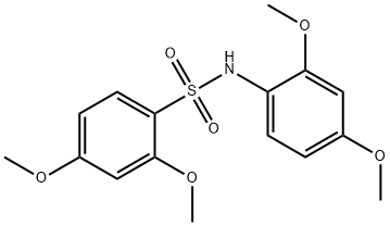 N-(2,4-dimethoxyphenyl)-2,4-dimethoxybenzenesulfonamide Structure