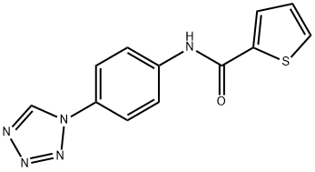 N-[4-(tetrazol-1-yl)phenyl]thiophene-2-carboxamide,852901-05-4,结构式