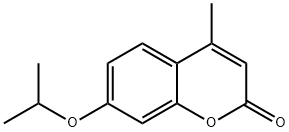 4-methyl-7-propan-2-yloxychromen-2-one,85297-29-6,结构式