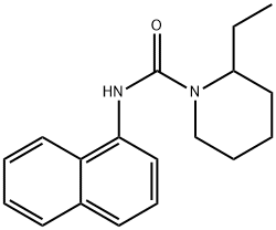 2-ethyl-N-naphthalen-1-ylpiperidine-1-carboxamide Struktur