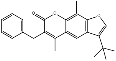 6-benzyl-3-tert-butyl-5,9-dimethylfuro[3,2-g]chromen-7-one|