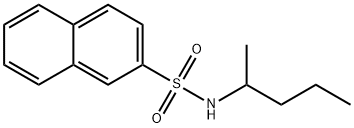 N-pentan-2-ylnaphthalene-2-sulfonamide Struktur