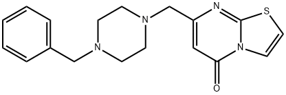 7-[(4-benzylpiperazin-1-yl)methyl]-[1,3]thiazolo[3,2-a]pyrimidin-5-one Structure