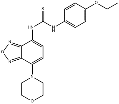 1-(4-ethoxyphenyl)-3-(4-morpholin-4-yl-2,1,3-benzoxadiazol-7-yl)thiourea,880058-68-4,结构式