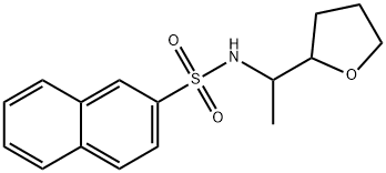 N-[1-(oxolan-2-yl)ethyl]naphthalene-2-sulfonamide Structure