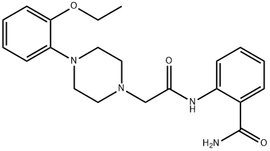 2-[[2-[4-(2-ethoxyphenyl)piperazin-1-yl]acetyl]amino]benzamide Structure