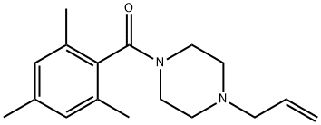 (4-prop-2-enylpiperazin-1-yl)-(2,4,6-trimethylphenyl)methanone Struktur