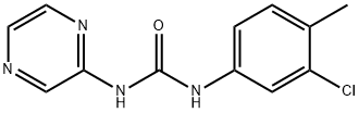 1-(3-chloro-4-methylphenyl)-3-pyrazin-2-ylurea Structure