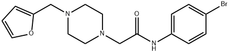 N-(4-bromophenyl)-2-[4-(furan-2-ylmethyl)piperazin-1-yl]acetamide,890293-84-2,结构式