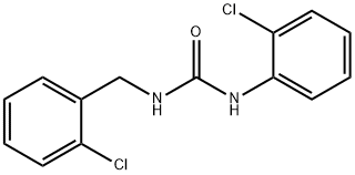 1-(2-chlorophenyl)-3-[(2-chlorophenyl)methyl]urea Structure