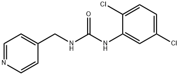 1-(2,5-dichlorophenyl)-3-(pyridin-4-ylmethyl)urea Struktur