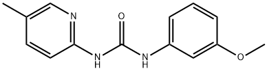 1-(3-methoxyphenyl)-3-(5-methylpyridin-2-yl)urea Structure