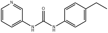 1-(4-ethylphenyl)-3-pyridin-3-ylurea 化学構造式