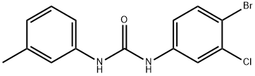 1-(4-bromo-3-chlorophenyl)-3-(3-methylphenyl)urea Struktur