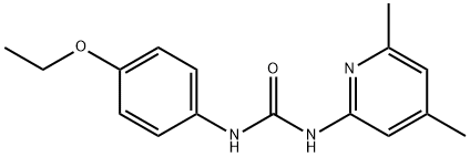 1-(4,6-dimethylpyridin-2-yl)-3-(4-ethoxyphenyl)urea Structure