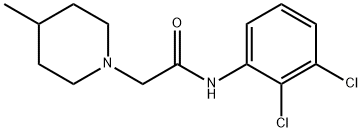 N-(2,3-dichlorophenyl)-2-(4-methylpiperidin-1-yl)acetamide Structure