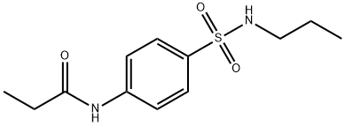 N-[4-(propylsulfamoyl)phenyl]propanamide Structure