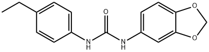 1-(1,3-benzodioxol-5-yl)-3-(4-ethylphenyl)urea,893344-87-1,结构式