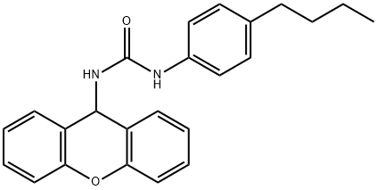 1-(4-butylphenyl)-3-(9H-xanthen-9-yl)urea|