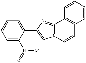 2-(2-nitrophenyl)imidazo[2,1-a]isoquinoline 化学構造式